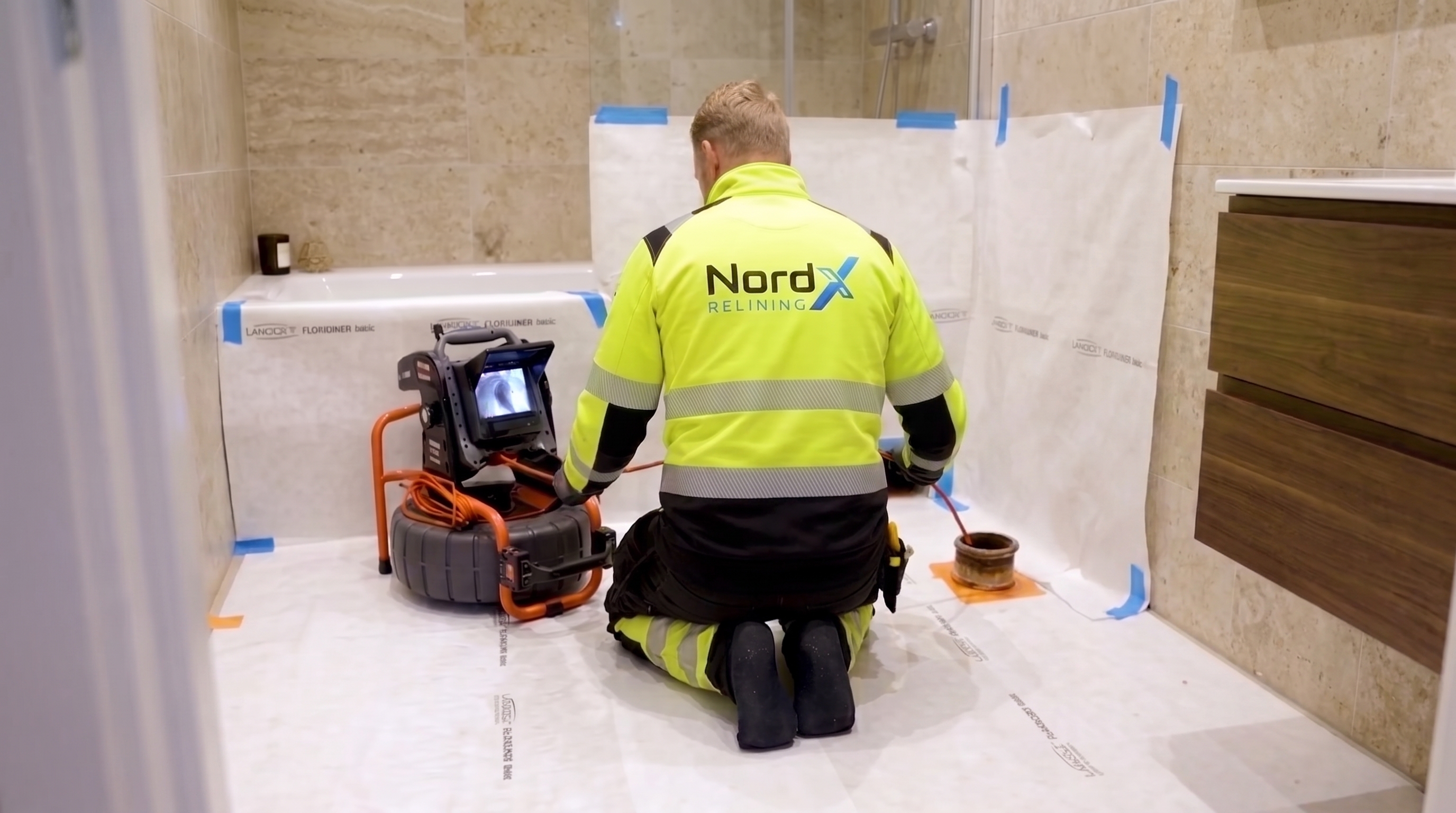 Professionell rörinspektion av NordX Relining